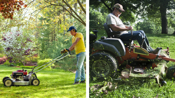 Push vs. Ride Lawn Mower